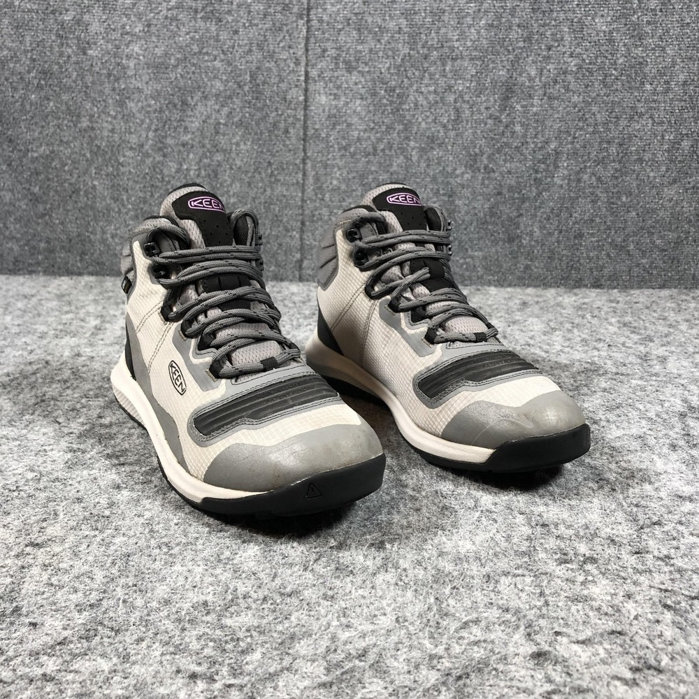 KEEN Bellows Flex Waterproof Boots Womens 11W Gray Hiking Ankle